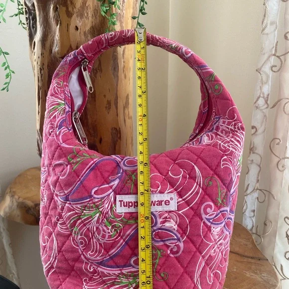 Tupperware Mini Bags in Pink and Green with Vibrant Design - Picture 2 of 8